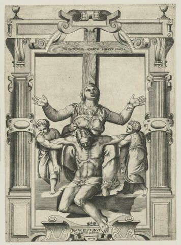 Le Christ dans le giron de sa mère, image 1/1