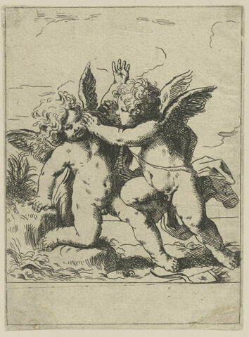 Deux Amours luttant, image 1/1