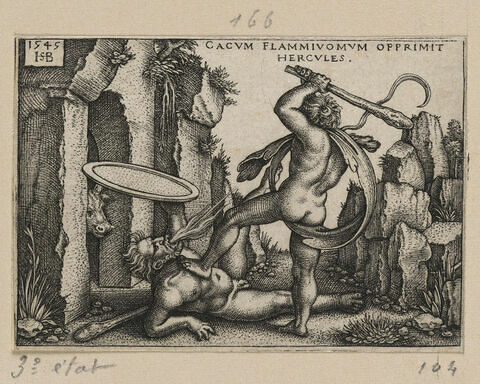 Hercule combattant Cacus