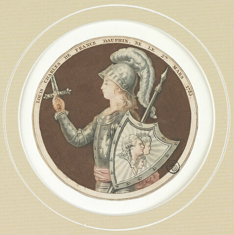 Louis-Charles de France, dauphin né à Versailles le 27 mars 1785, image 1/1