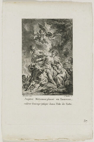 Vignette pour Métamorphoses d'Ovide : Enlèvement d'Europe, image 1/1