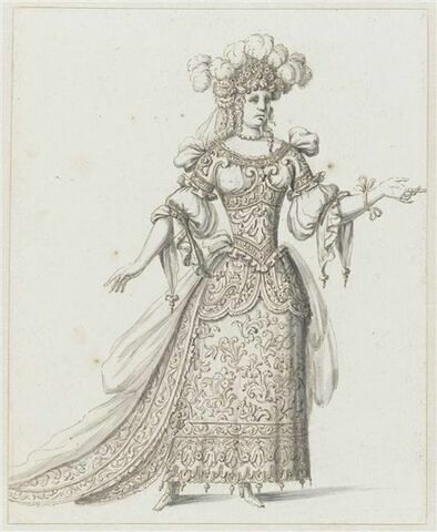 Costume pour l'opéra "Isis"