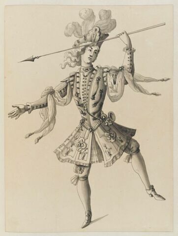 Costumes des Fêtes, Mascarades. Théâtres, etc., de Louis XIV, image 1/1