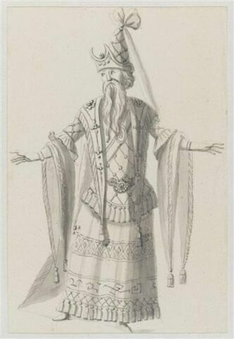 Costumes des Fêtes, Mascarades. Théâtres, etc., de Louis XIV, image 1/1