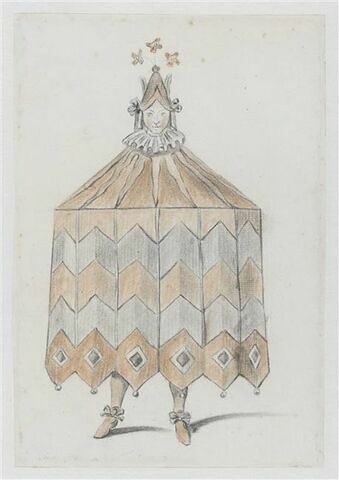 Costumes des Fêtes, Mascarades. Théâtres, etc., de Louis XIV, image 1/1