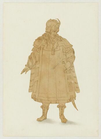 Costumes des Fêtes, Mascarades. Théâtres, etc., de Louis XIV, image 1/1