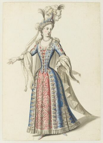 Costumes des Fêtes, Mascarades. Théâtres, etc., de Louis XIV, image 1/1