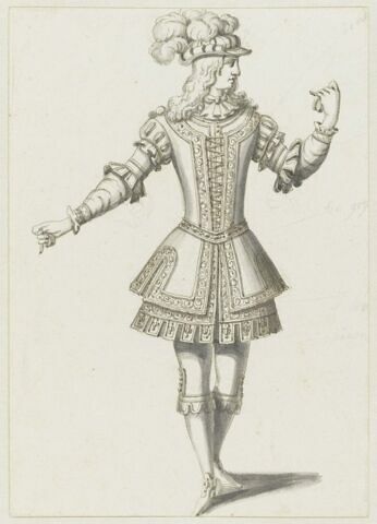 Costumes des Fêtes, Mascarades. Théâtres, etc., de Louis XIV, image 1/1