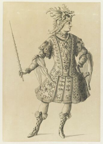 Costumes des Fêtes, Mascarades. Théâtres, etc., de Louis XIV, image 1/1