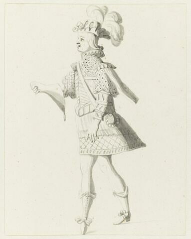 Costumes des Fêtes, Mascarades. Théâtres, etc., de Louis XIV, image 1/1