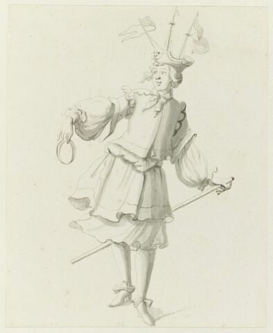 Costumes des Fêtes, Mascarades. Théâtres, etc., de Louis XIV, image 1/1