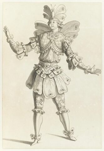 Costumes des Fêtes, Mascarades. Théâtres, etc., de Louis XIV, image 1/1