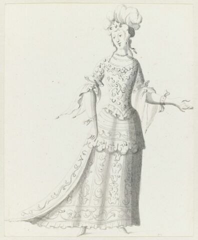 Costumes des Fêtes, Mascarades. Théâtres, etc., de Louis XIV, image 1/1