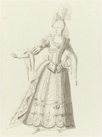 Costumes des Fêtes, Mascarades. Théâtres, etc., de Louis XIV, image 1/1