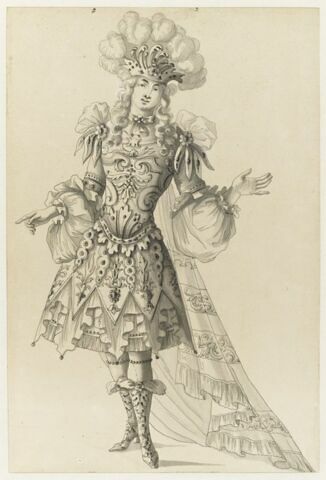Costumes des Fêtes, Mascarades. Théâtres, etc., de Louis XIV, image 1/1