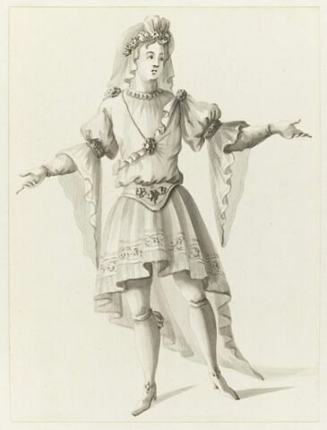 Costumes des Fêtes, Mascarades. Théâtres, etc., de Louis XIV, image 1/1