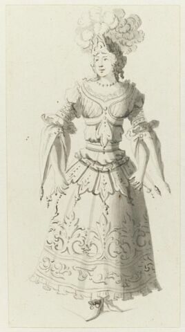 Costumes des Fêtes, Mascarades. Théâtres, etc., de Louis XIV, image 1/1