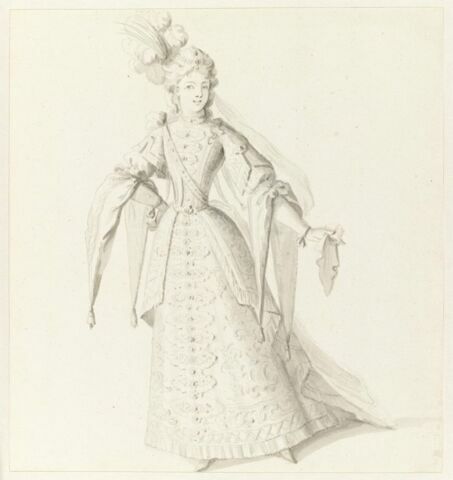 Costumes des Fêtes, Mascarades. Théâtres, etc., de Louis XIV, image 1/1