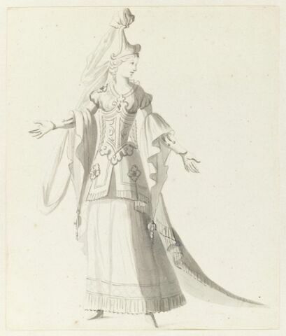 Costumes des Fêtes, Mascarades. Théâtres, etc., de Louis XIV, image 1/1
