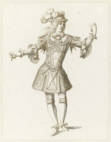 Costumes des Fêtes, Mascarades. Théâtres, etc., de Louis XIV, image 1/1