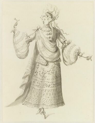 Costumes des Fêtes, Mascarades. Théâtres, etc., de Louis XIV, image 1/1