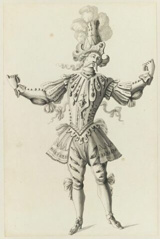 Costumes des Fêtes, Mascarades. Théâtres, etc., de Louis XIV, image 1/1