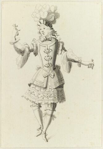Costumes des Fêtes, Mascarades. Théâtres, etc., de Louis XIV, image 1/1