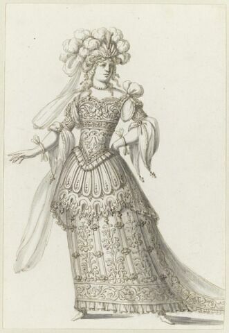 Costumes des Fêtes, Mascarades. Théâtres, etc., de Louis XIV, image 1/1