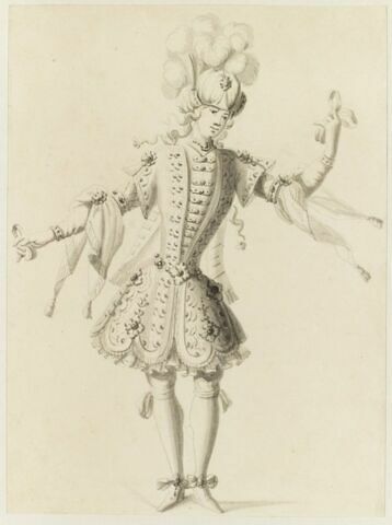 Costumes des Fêtes, Mascarades. Théâtres, etc., de Louis XIV, image 1/1