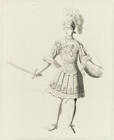 Costumes des Fêtes, Mascarades. Théâtres, etc., de Louis XIV, image 1/1