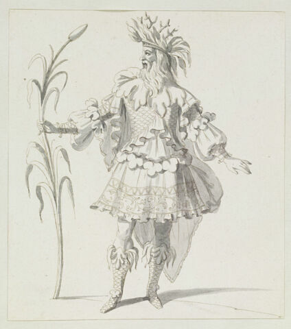 Costumes des Fêtes, Mascarades. Théâtres, etc., de Louis XIV, image 1/1