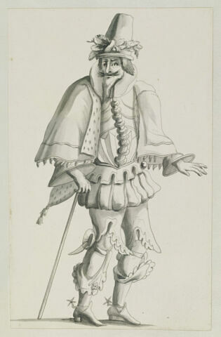 Costumes des Fêtes, Mascarades. Théâtres, etc., de Louis XIV, image 1/1