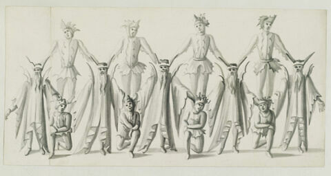 Costumes des Fêtes, Mascarades. Théâtres, etc., de Louis XIV, image 1/1