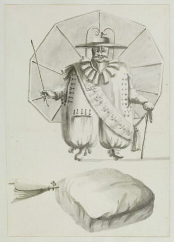 Costumes des Fêtes, Mascarades. Théâtres, etc., de Louis XIV, image 1/1