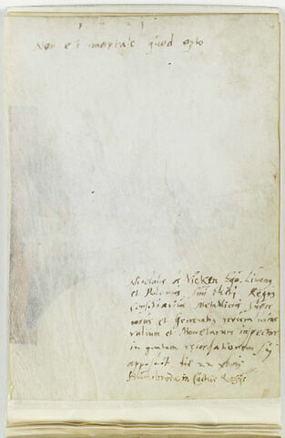 Costumes du XVI ème siècle : annotations manuscrites à la plume, image 1/1