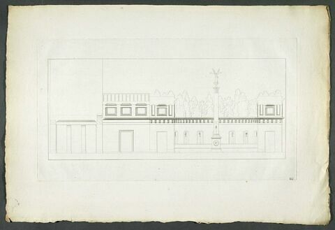 Plan d'une partie de la restauration du château d'Anet, image 1/1