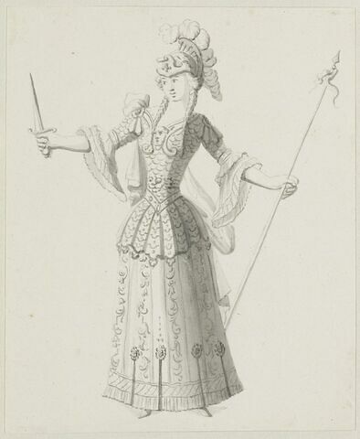 Costumes des Fêtes, Mascarades . Théâtres, etc., de Louis XIV, image 1/1