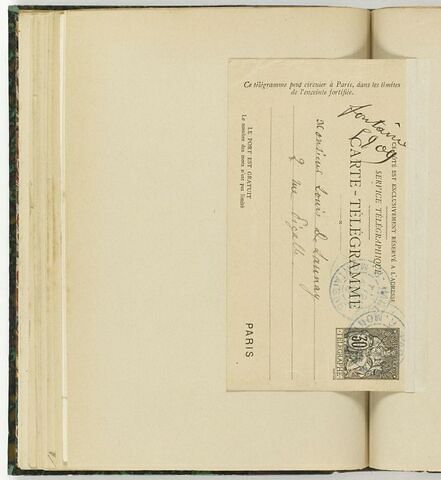 21 avril 1892, sans lieu, à Louis de Launay, image 2/2
