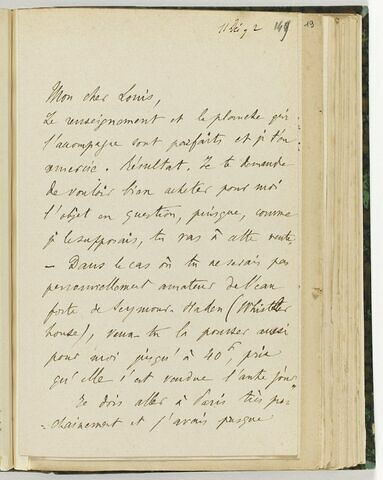 14 septembre 1892, Fère-en-Tardenois, à Louis de Launay