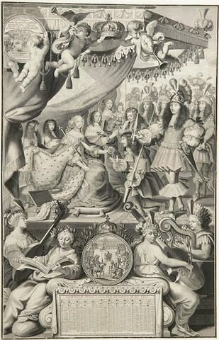 Almanach de 1663. Le triomphe des prix du grand carrousel royal, image 1/1