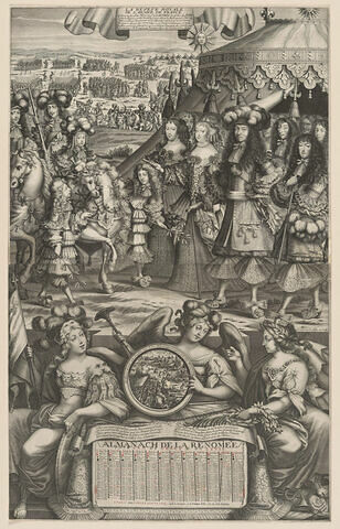 Almanach de la Renommée. Revue royale de l'armée de France. 1667