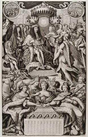 Almanach de 1669. L'audience royale donnée aux nations étrangères, image 1/1
