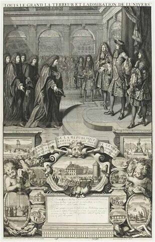 Almanach de 1686 : Louis-le-Grand, la terreur et l'admiration de l'univers, image 1/1