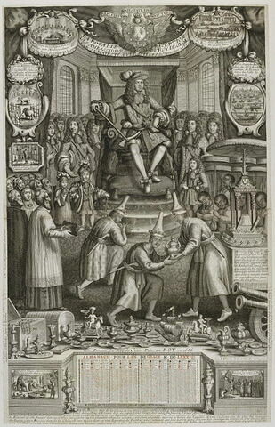 Almanach de 1687. Audience aux ambassadeurs de Siam, image 1/1