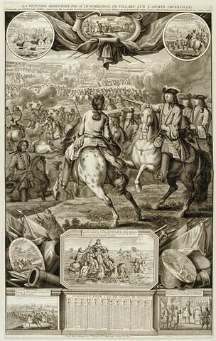 Almanach de 1703. La victoire remportée par le maréchal de Villars, image 1/1