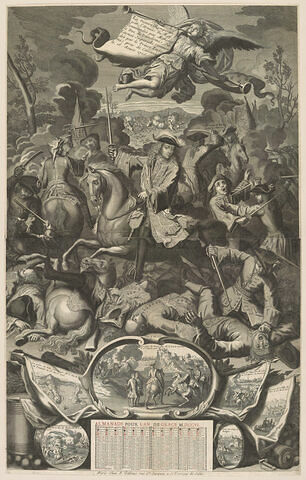 Almanach de 1706. Victoire remportée sur le prince Eugène près de Cassano, image 1/1
