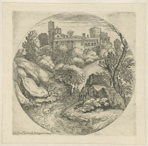 Paysage avec deux cavaliers, image 1/1