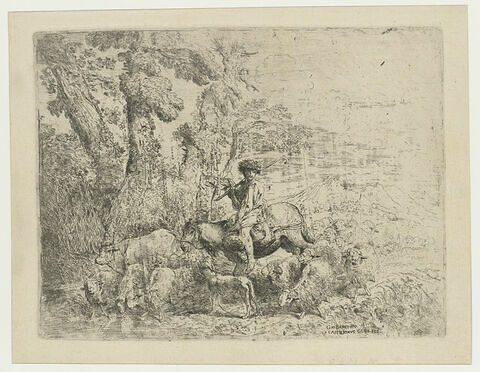 Le jeune pâtre à cheval, image 1/1