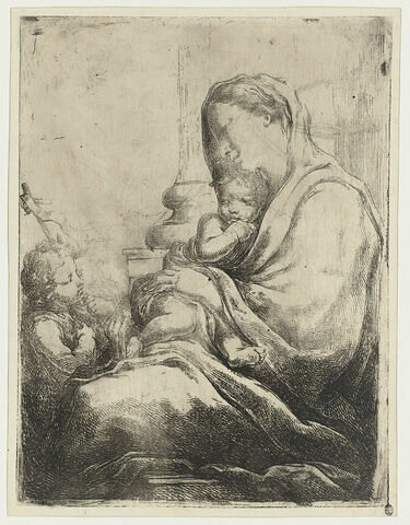 La Vierge à l'enfant et Saint Jean Baptiste