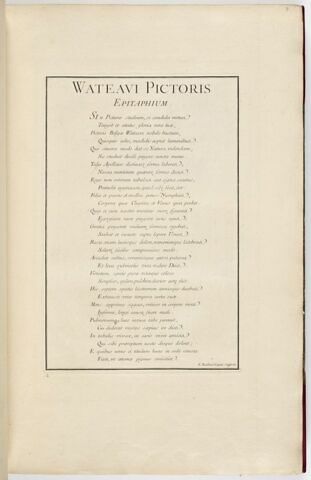 Watteavi Pictoris Epitaphium